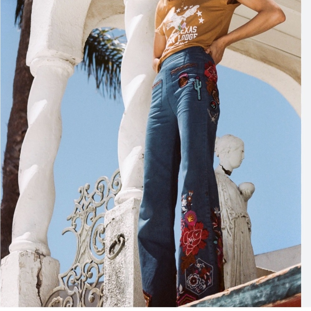 Spell Flower Child Flare Jeans